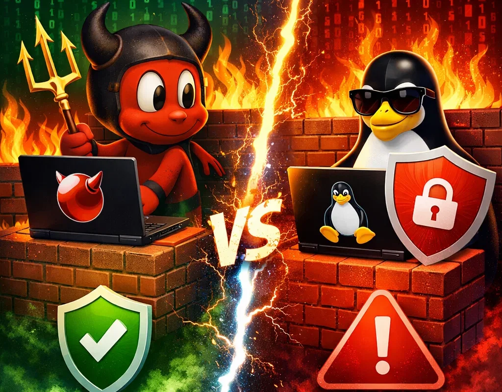 FreeBSD 방화벽 pf vs iptables, 왜 같은 기준으로 보면 계속 헷갈릴까 썸네일